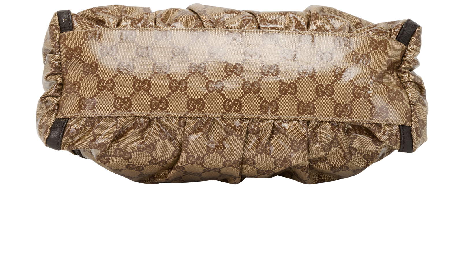 Abbey D Ring Shoulder, &pound;350, Handbags, Brown, Canvas, Top view